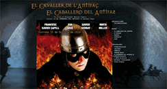 Desktop Screenshot of elcaballerodelantifaz.com