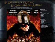 Tablet Screenshot of elcaballerodelantifaz.com